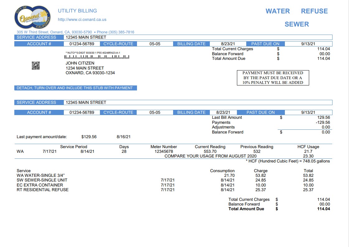  Minol USA business utility bill 
